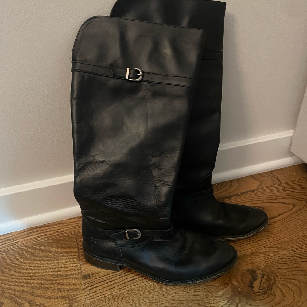 Frye Black Riding Boots
